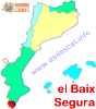 Situaci de la comarca del Baix Segura