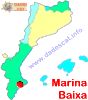 Situaci de la comarca de la Marina Baixa