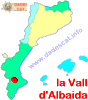 Situaci de la comarca de la Vall d'Albaida