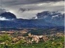 la vall d'Àger amb el Montsec d'Ares al fons