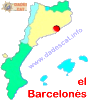Situació de la comarca del Barcelonès