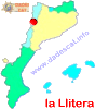Situació de la comarca de la Llitera